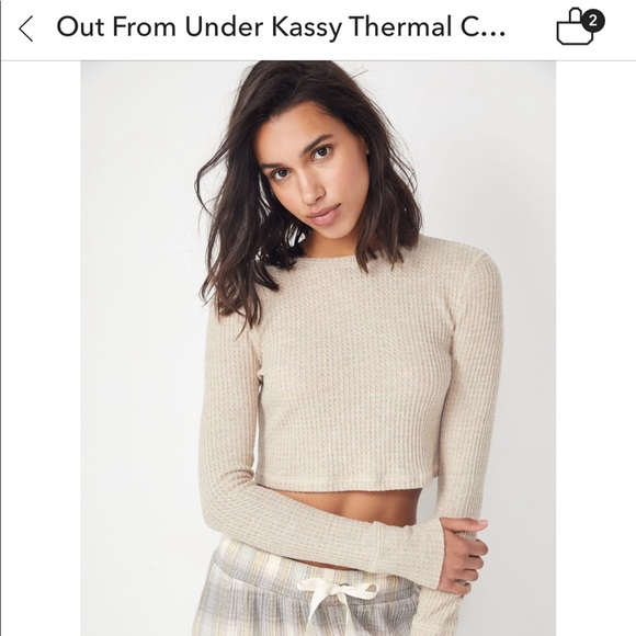 Urban Outfitters Tops - Urban Outfitters Long Sleeve Crop Top Medium
